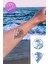 1 Ay Kalıcı Japanese Wave Tattoo Okyanus Dalgası Dövme 1