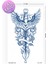 1 Ay Kalıcı Sword Tattoo Geçici Kılıç Unisex Dövme 3