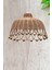 Tekno Trust Bambu Rattan, Bambu, Hasır Sarkıt Avize Çap: 35 Cm Yükseklik: 20 Cm Şapkalı Kahverengi 34 X 48 E27 5