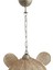Tekno Trust 34 X 48 Rattan Bambu Hasır Sarkıt Ayı Tavşan Kulak Boncuklu Avize 35 Cm E27 Kahverengi 20-37 Cm 1 2