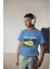Erkek Çocuk Pamuk Denizaltı Baskılı Kısa Kol Tshirt 1