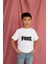 Erkek Çocuk Pamuk Free Baskılı Kısa Kol Tshirt 3