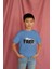Erkek Çocuk Pamuk Free Baskılı Kısa Kol Tshirt 3
