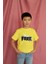 Erkek Çocuk Pamuk Free Baskılı Kısa Kol Tshirt 3