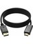 To HDMI Kablo Display Port Çevirici Dönüştürücü 1.8 M 1