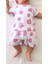 Bebek Pijama Takımı Kısakol Şort Çiçek Desen Pamuk Yenidoğan Çocuk Pijama 1