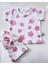 Bebek Pijama Takımı Kısakol Şort Çiçek Desen Pamuk Yenidoğan Çocuk Pijama 5