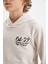 Erkek Çocuk Bej Kapüşonlu Baskılı Okul Sweatshirt C7557A824AU 5