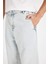 %100 Pamuk Relaxed Slouchy Fit Rahat Kesim Havuç Kalıp Normal Bel Daralan Paça Jean Pantolon B8321AX24AU 5