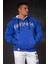 Saks Mavi Kapşonlu Sweatshirt Big Sam 4682 1