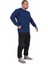 Yeni Pamuklu Kışlık Sweatshirt Koyu Mavi Stilya 4702 2