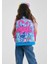 Kids Mavi Pembe Flamingo Desenli Dört Bölmeli Okul Sırt Çantası 23730 2