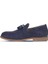 Lacivert Süet Baskılı Erkek Loafer 07MA22152282 3