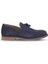 Lacivert Süet Baskılı Erkek Loafer 07MA22152282 1