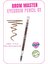 Callista Beauty Callista Brow Star Eyebrow Pencil Fırçalı Kaş Kalemi 01 Dark Blonde - Açık Kahverengi 1