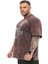 Asit Yıkamalı Eskitme T-Shirt Stilya 2861 4