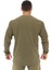 Erkek Haki Pamuklu Rahat Fit Spor Sweatshirt Big Sam 4710 5
