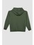 Erkek Çocuk Haki Baskılı Kapüşonlu Sweatshirt C9786A824AU 3