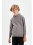 Erkek Çocuk Cepli Kapüşonlu Okul Sweatshirt C7565A824AU 4