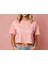 Somon Pembe Kadın Crop Şık Ve Rahat Crop Tshirt Koleksiyonu Renkli Yaz Cropları Ümodern Klasik Sokak Modası Sportif Crop Top Şehirli Kadın Cropları Trend Crop Tişört 5