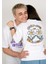 Best Buddies x Dogo Unisex Vegan Beyaz T-Shirt - Daisies Tasarım 5