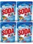 Soda Plus Optik Etkili El ve Matik Çamaşır Sodası 500 gr 4 Adet 1