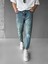 Abluka Online Baggy Fit Jean Pantolon Mavi 4