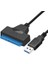 USB 3.0 2.5 Inç Sata SSD ve HDD Harddisk Kablosu 30CM 2