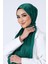 Zümrüt Harem Scarf Kristal Saten Şal 4