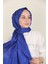 Saks Siyane Scarf Halka Desen Monogram Pamuk Şal 1