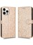 IPhone 12 Için Kılıf Pro Manyetik Toka Deri Cüzdan Kapak Geometrik (Yurt Dışından) 1
