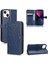 IPhone 14 Için Kılıf Artı Deri Cüzdan Kapak Geometrik Desen Manyetik (Yurt Dışından) 5