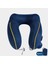 Mavi Stil Jınserta Otomatik Şişmeli U-Şekilli Seyahat Boyun Yastığı Araba Hava Şişirilebilir Başlık Katlanabilir Taşınabilir Boyun Yastığı Pillow (Yurt Dışından) 1
