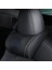 Logo Stili Olmayan Siyah Tesla Model 3 S x Model Y Araba Koltuğu Başlık Yastığı Mikrofiber Deri Boyun Yastığı (Yurt Dışından) 1
