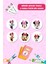 Minnie Mouse Okul Etiketi- Kalem Defter Kitap Etiketi / Isme Özel Etiket - 186 Adet- E006 2