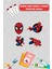 Isme Özel Etiket/ Kalem Defter Kitap Etiket Seti Spiderman - 186 Adet - E013/OKUL Etiketi 2