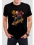 Mr White Baskılı Siyah Tişört C827 1
