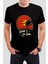 Motorcu Kask Baskılı Siyah Tişört C829 1