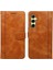 Samsung Galaxy F55 5g / C55 5g / M55 5g Yuvarlak Manyetik Toka Pu Deri Flip Telefon Kılıfı (Yurt Dışından) 1