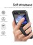Samsung Galaxy Z Flip5 5g Eşkenar Dörtgen Doku Deri + Pc Telefon Kapak Askısı Kickstand (Yurt Dışından) 2