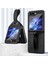 Samsung Galaxy Z Flip5 5g Eşkenar Dörtgen Doku Deri + Pc Telefon Kapak Askısı Kickstand (Yurt Dışından) 3
