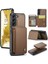 Samsung Galaxy S22 5g Tpu+Pu Telefon Kılıfı ve Manyetik Kart Tutucu (Yurt Dışından) 1