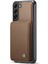 Samsung Galaxy S22 5g Tpu+Pu Telefon Kılıfı ve Manyetik Kart Tutucu (Yurt Dışından) 2