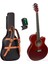 XC-200RD Kaliteli Akustik Gitar Seti 40 İnç 4/4 Yetişkin Full Set 3
