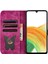 Samsung Galaxy A24 4g (162.1 x 77.6 x 8.3 Mm) Deri Telefon Kılıfı Kedi Baskısı (Yurt Dışından) 4