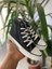 Siyah Uzun Keten Bilekli Spor Ayakkabı Günlük Sneaker 1