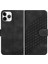 IPhone 11 Için Kılıf Pro Darbeye Deri Kılıf Geometrik Desen Manyetik (Yurt Dışından) 1