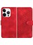IPhone 13 Için Kılıf Pro Max Darbeye Deri Kılıf Geometrik Desen Kartı (Yurt Dışından) 1