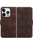 IPhone 13 Için Kılıf Pro Max Darbeye Deri Kılıf Geometrik Desen Kartı (Yurt Dışından) 1