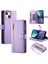 IPhone 13 Mini Çok Fonksiyonlu Kart Yuvaları Bilek Kayışı Cüzdan Için Flip Case (Yurt Dışından) 1